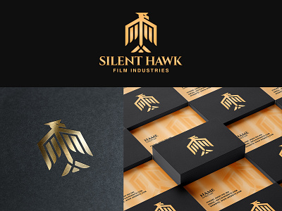 Silent Hawk Logo Design & Mockups