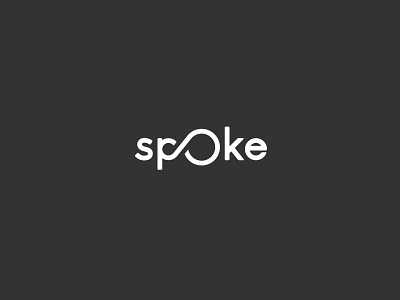 Spoke Logo Concept 2 branding logo wordmark