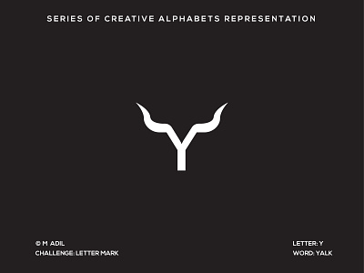 Y for yalk branding creative design flat icon illustration illustrator logo minimal typography vector