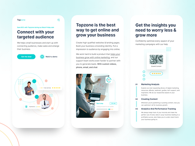 Topzone I Business Consultant Company Website Mobile Responsive branding business website clean company website consultant website design homepage interface design landing page minimal mobile responsive mobile responsive design mobile ui modern responsive design ui design visual design web responsive website design website responsive