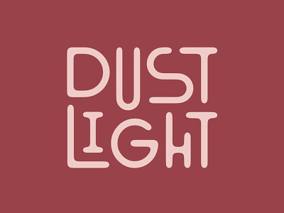 Dustlight brand brand identity custom type dustlight identity interlock logo maze puzzle typography