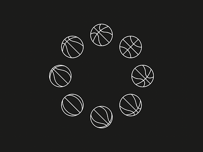 Orbit basketball branding icon illustration sports