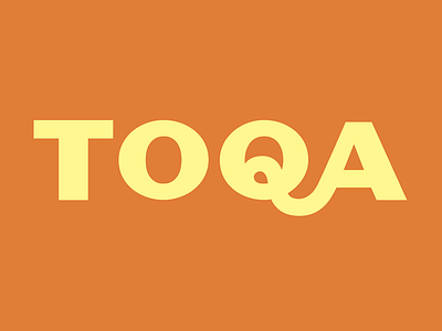 Toqa design graphic icon lettering logo logomark mark q toqa