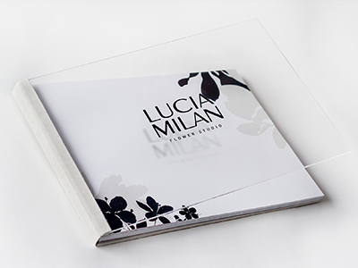 Brandbook Lucia Milan Flower Studio book brand brandbook branding braziliandesigner editorial flowers identity lettering logo sophistication typography