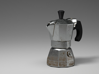Moka Pot ( Vintage coffee maker ) design model