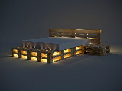 Euro Pallet Furniture ( With lights )