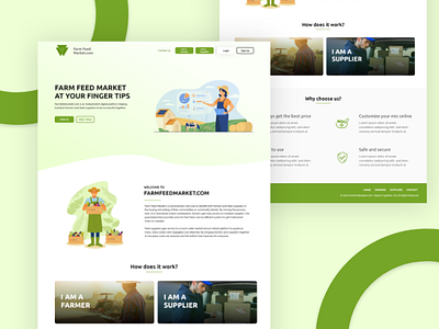 Farm Feed Market Website Design