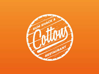 Cottons Restaurant Logo Design brand brand identity branding branding design food food and drink logo logodesign logotype restaurant restaurant branding restaurants