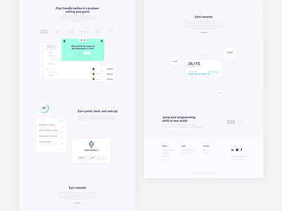 Programming Challenges | Landing Page Concept 1.B concept figma website
