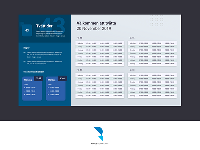 Laundy Time Tenant Screen, Light | Rduce Complexity