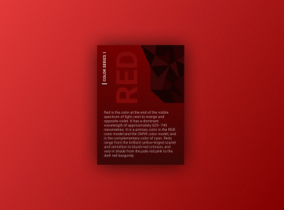 RED Card card color design ui ux