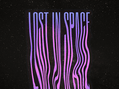 lost in space. graphicdesign typography