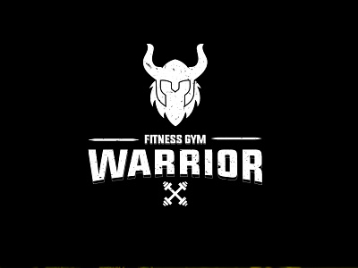 Warrior | Gym Logo branding fiteness logo flat graphic design gym gym logo idenity illustrator logo design