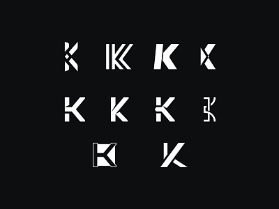10 letter "K" logo branding graphic design k letter k logo letter logo lettermark logo logo design
