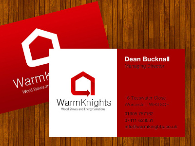 Warm Knights branding and business cards branding business cards logo