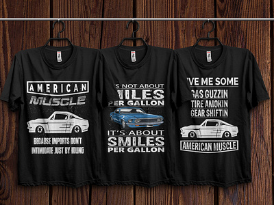 Muscle Car T-shirt Design