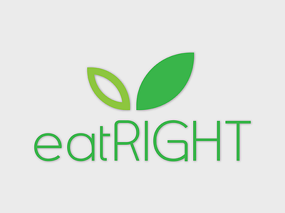 Healthy eating logo branding eat healthy healthy food leaf logo logo design