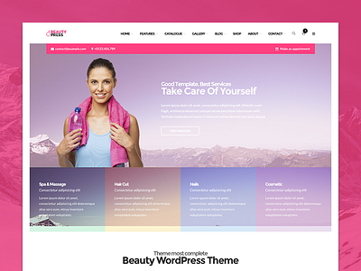 BeautyPress - WordPress Spa Beauty Theme