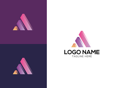 3D Pyramid Concept Logo Design abstract logo branding illustration logo logo design triangle vector
