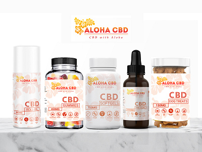 CBD Product Label Design