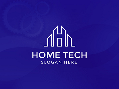 Home Tech Logo - H Letter agency apartment astract branding company h letter logo h logo letter logo logo logodesign tech tech logo