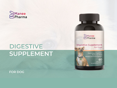 Digestive Supplement Label design bottle label branding colorifydesign design label labeldesign labels product label supplement label