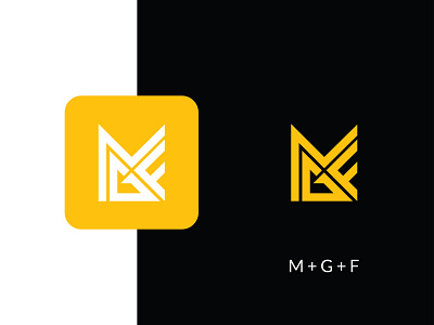 MGF Monogram Logo app branding letter logo logo logo design mgf icon mgf logo minimal ui ux vector