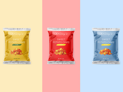 Sweet Potato Chips Packaging Design