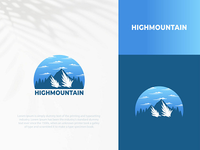HIghMountain Logo Design brandidentity