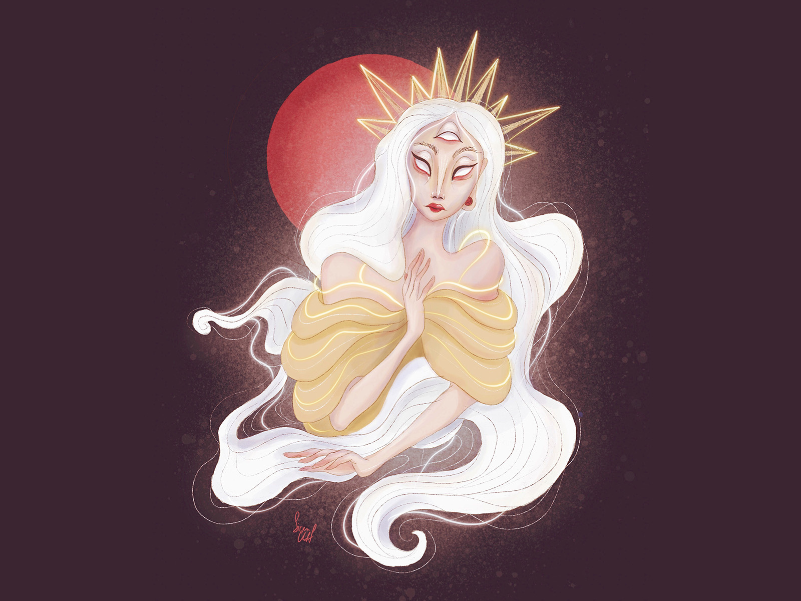 moon-spirit-by-alexandra-teslina-kryvonos-on-dribbble