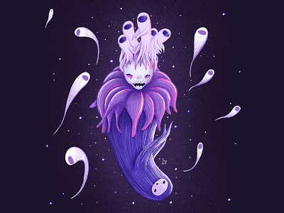 Someone from your dreams art artist artwork illustration monster procreate