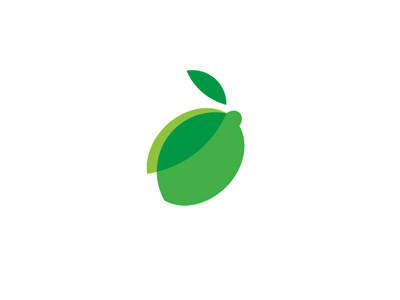 Lime fruit lemon lime logo logotype mark