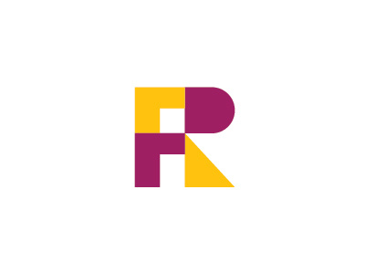 FR logo monogram words