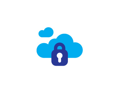 Cloud icon cloud flat flat design flat style icon padlock