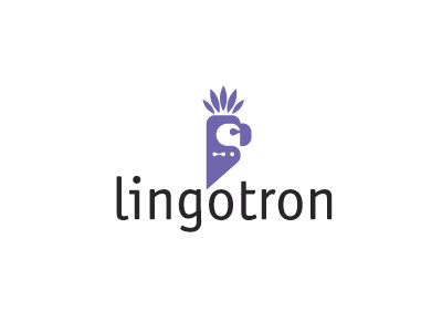 Lingotron bird cosmic lingotron logo parrot space