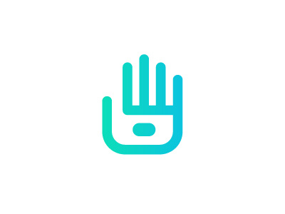 First imagine logo eye hand logo nano