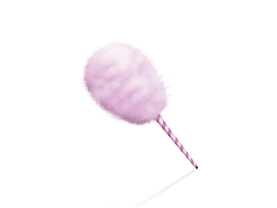 CottonCandy candy children cotton fluffy fun icon logo photoshop pink sticky sweet yummy