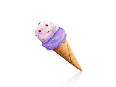 Ice Cream candy child children cone cream ice cream icon illustration logo photoshop sweet wafer