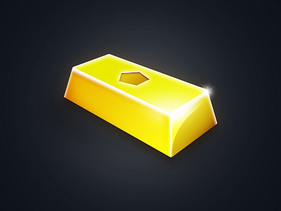 Gold Bar 2d bar concept design game gold icon illustration logo perspective photoshop vector