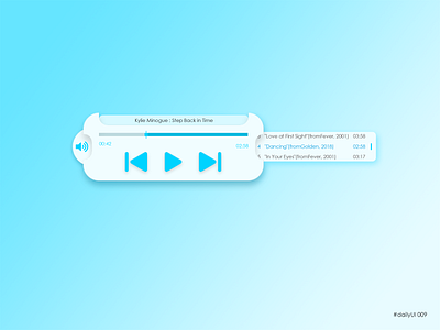 DailyUI 009 - Music Player