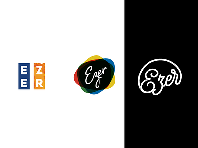 Ezer: Logo drafts ai brand fmcg identity illustrator logo visual viz