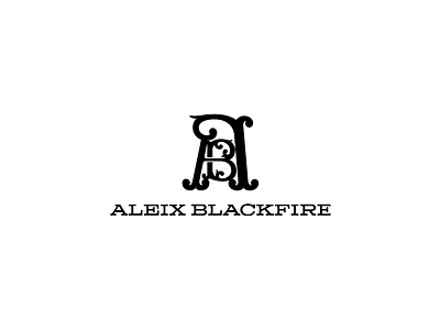 Aleix Blackfire logo Design Vintage by Leslie Williams on Dribbble