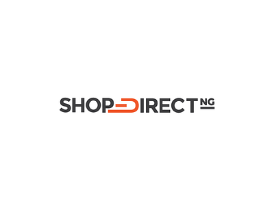 ShopDirectNG - Colored Final Logo all brand element logo minimal orange project speed