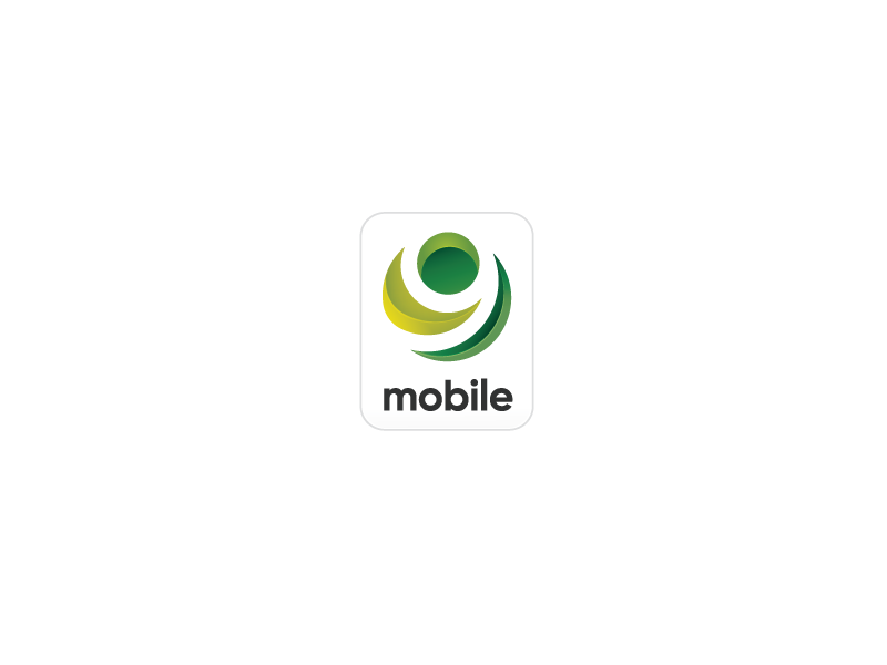 9Mobile Logo redesign - White by Leslie Williams on Dribbble