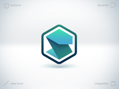 Service Management Platform service management platform new level product software soft logo s hexagon cube