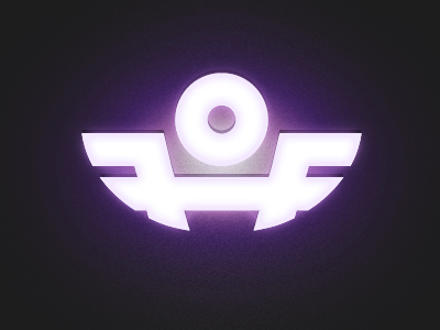 Angel logo angel light logo mark music purple