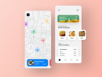 Food and Restaurant App app app design app ui clean ui food app food order food ordering app restaurant restaurant app restaurants