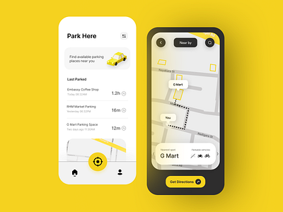 Parking Space Finder app design app app design app ui bike parking car parking car parking app parking parking app parking concept parking lot ui squirrel vehicle