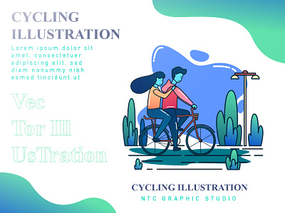 Cycling Flat Illustration arrow button circle cycle design flat graphic icon illustration interface loop reload repeat rotation round sign symbol ui user vector