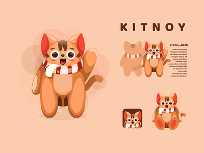 kitnoy animation branding character design icon illustration illustrator logo mascot typography ui vector